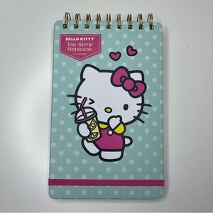 NEW Hello Kitty Top-Spiral Hardcover Notepad (192 Lined Pages)